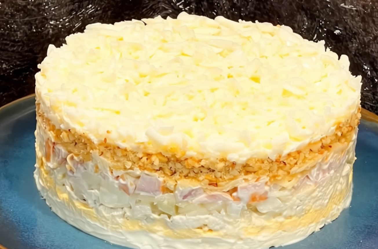 „Sniego karalienė” – neįprastos ir nerealiai skanios salotos Naujiesiems metams! Visi svečiai reikalavo recepto