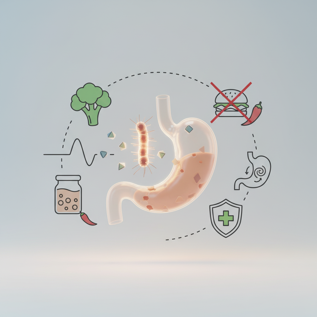 Kaip H. pylori bakterijos mityba veikia virškinimo sistemos sveikatą