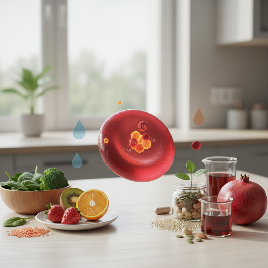 Mažas hemoglobinas: kaip jį pakelti natūraliais būdais?