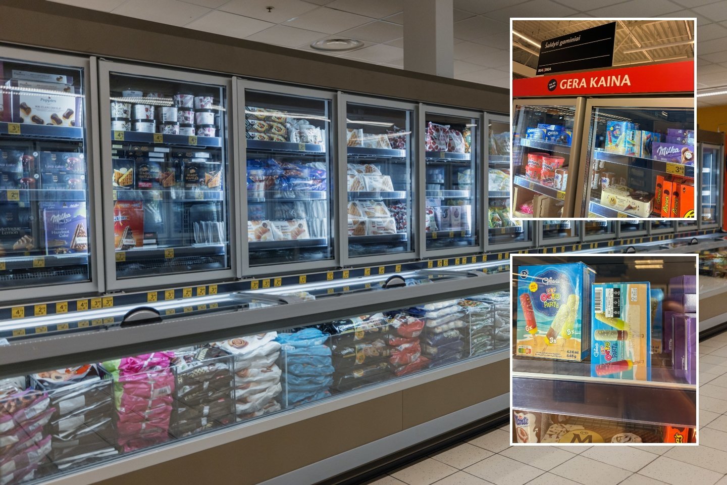 „Maxima“ paaiškino, kaip į jos parduotuves pateko konkurentų „Lidl“ ledai