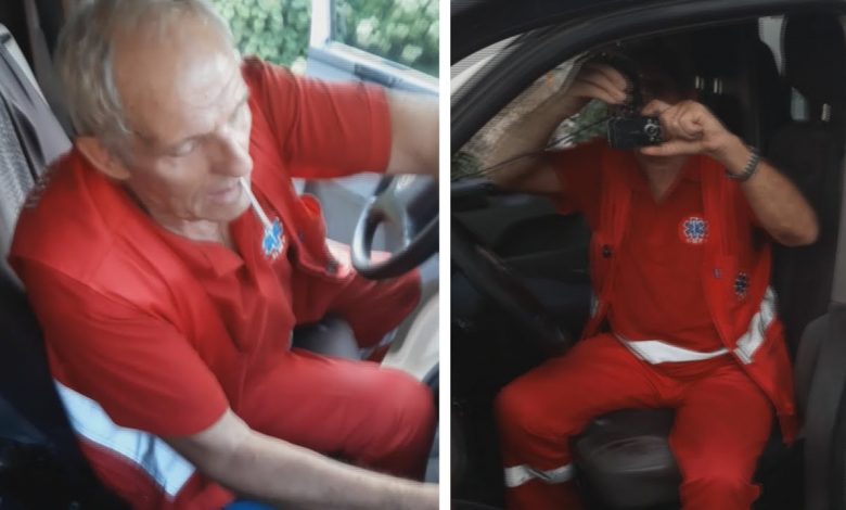 Jonavoje nufilmuotas greitosios vairuotojo elgesys šokiravo net visko mačiusius