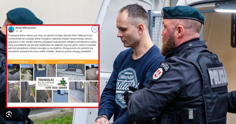 Kalėjimų tarnyba įvardijo, su kuo bendrauja Benas Mikutavičius: „Turėjo tik vieną prašymą“