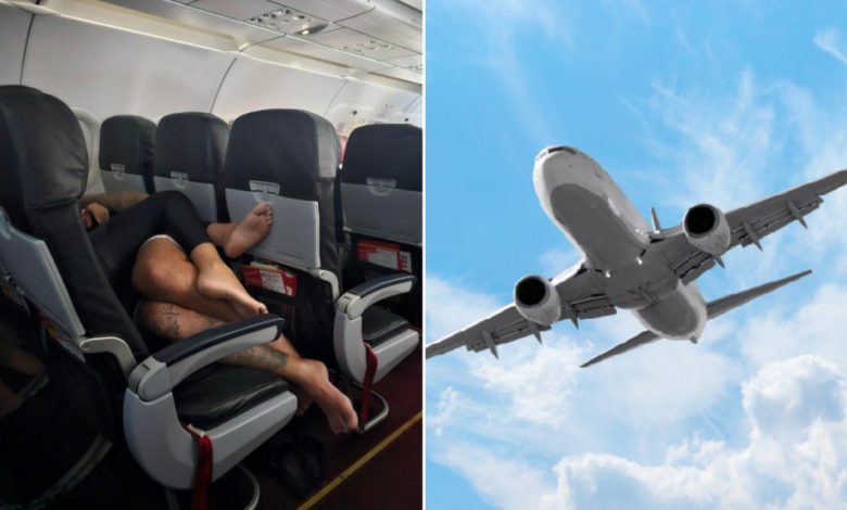 Lėktuvo keleivis pasibaisėjo aistringa pora: visą 4 val. skrydį jie gulėdami glamonėjosi ant sėdynių