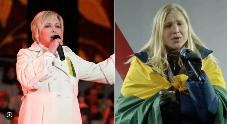 Rūtai Meilutytei proteste atlikus dainą „Laisvė“ – Eurikos Masytės pyktis: žodžių į vatą nevyniojo