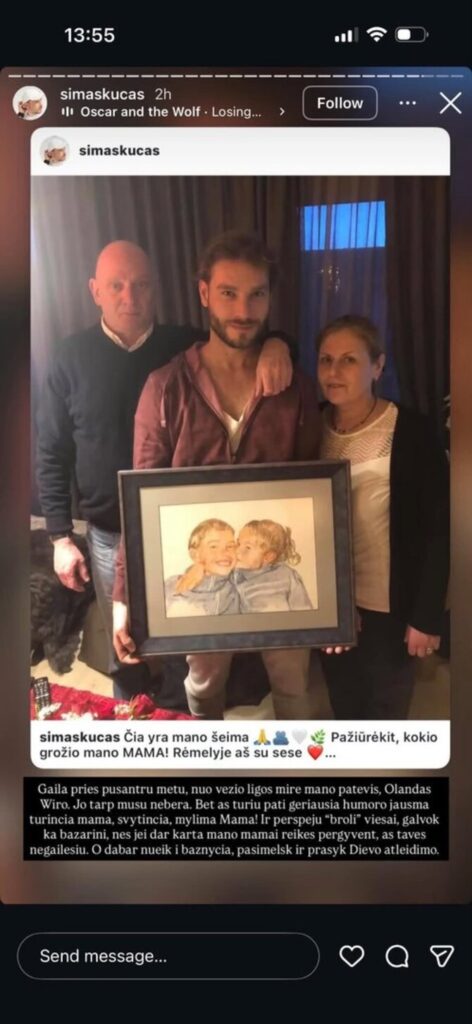 Manto Bertulio ir Simo Kučo šeimos drama atvėrė viešą konfliktą