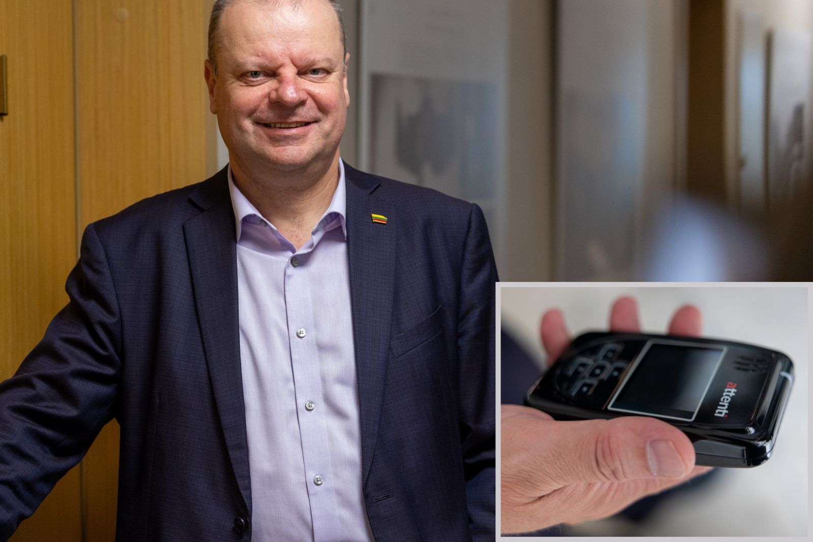 Saulius Skvernelis pastebėtas Nicos oro uoste be apykojės: kaip taip įmanoma?