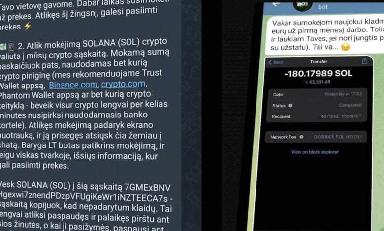 Uždarytas narkotinėmis medžiagomis prekiavęs lietuviškas „Telegram“ botas „Baryga LT BOT“