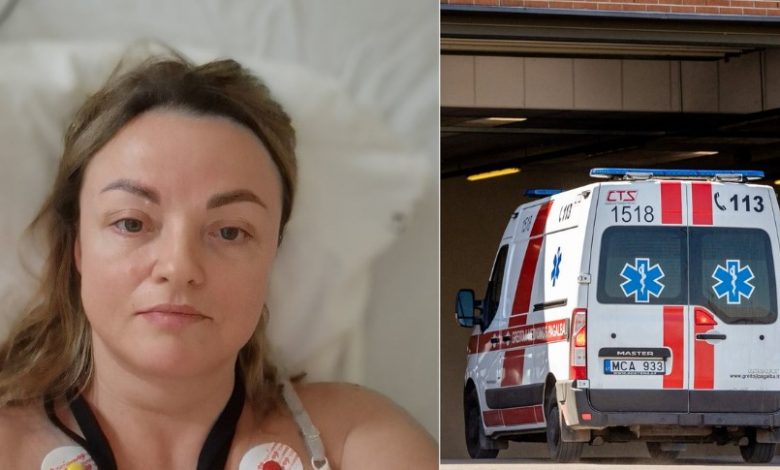 Vos ant kojų pastovinti moteris turėjo įrodinėti, kad jaučiasi blogai: nuvykus į kitą ligoninę diagnozavo insultą