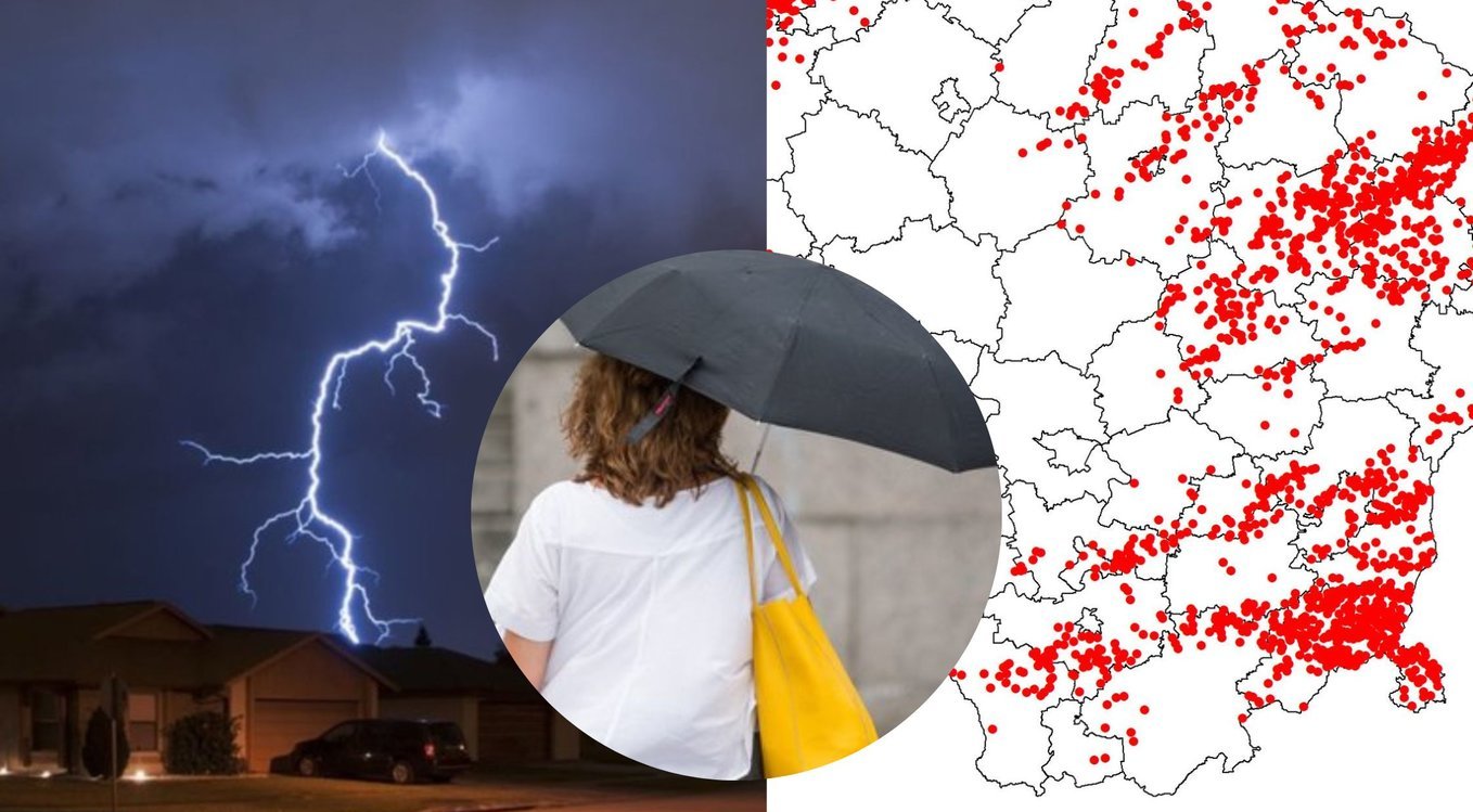 Lietuvos gamta parodė savo galią: skandino liūtys, dangų raižė žaibai