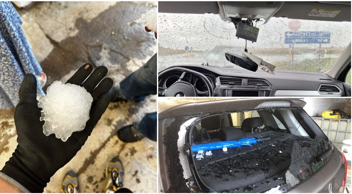 Lietuviai dalijasi vaizdais iš audros nusiaubto miesto: daužė net stiklus