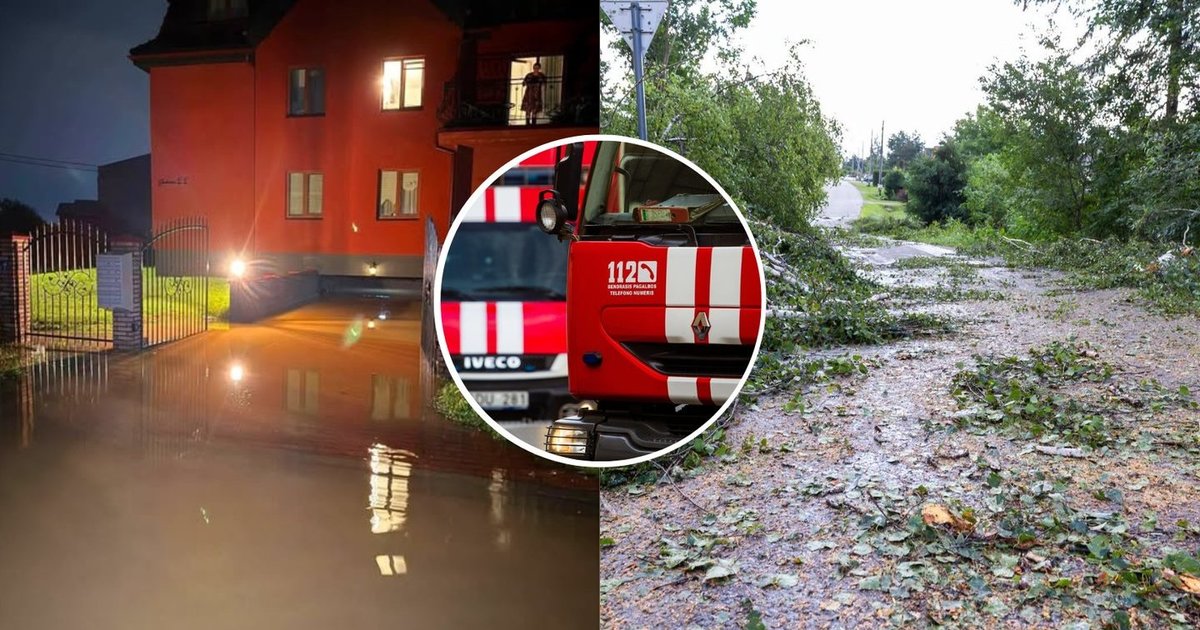 Vanduo paskandino gatves, o kieme – olimpinis baseinas: Vilniaus regione išvydo vaizdą kaip po apokalipsės