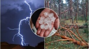 Stichija siaubia Lietuvą: kruša niokoja namus, varto medžius, miestuose – apsemtos gatvės
