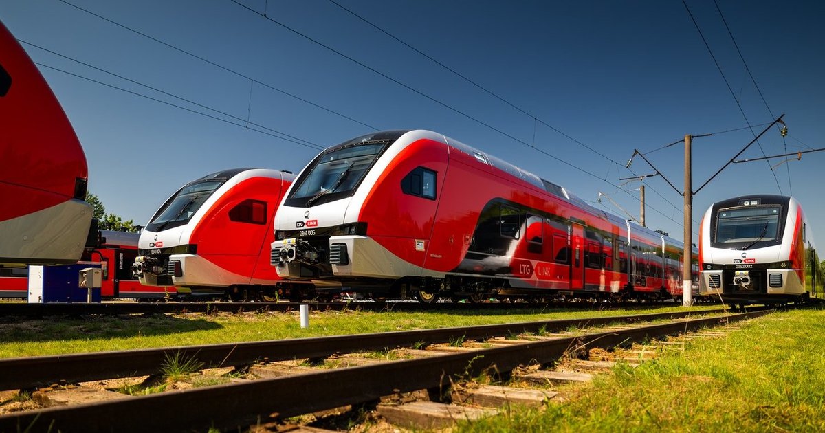 Lietuvą pasiekė 12 naujų „Stadler Flirt“ traukinių