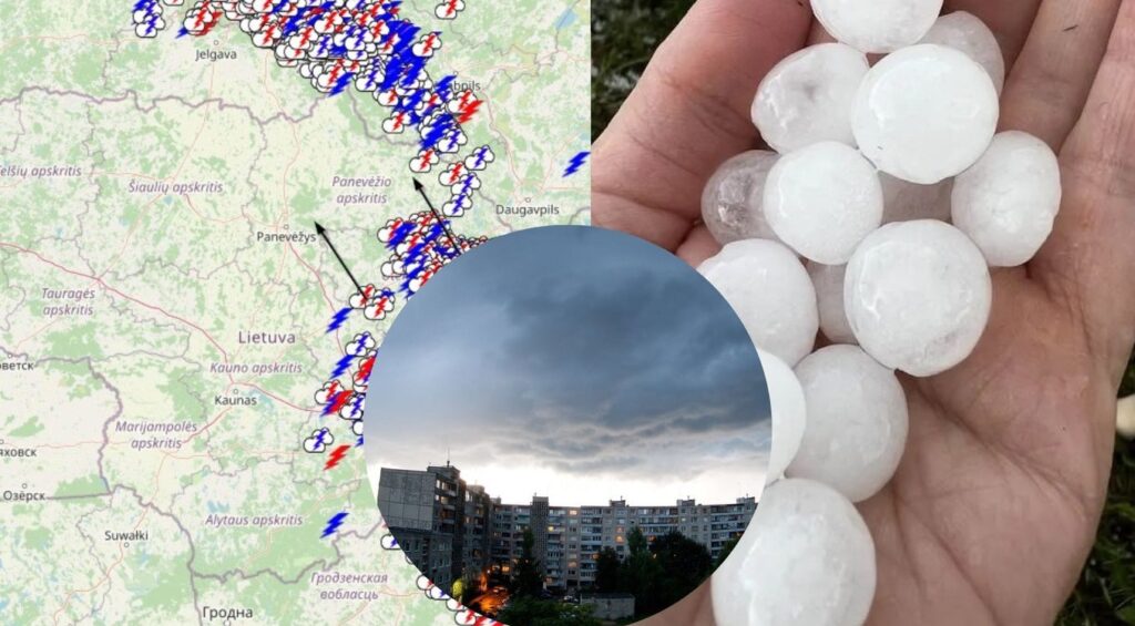 Prognozuoja, kur užgrius stipriausios audros artimiausiomis valandomis: štai, kas laukia