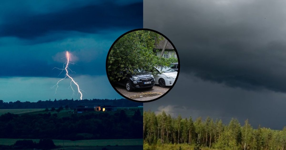Lietuvą užgrius audringa ciklonų sistema – malonu tikrai nebus