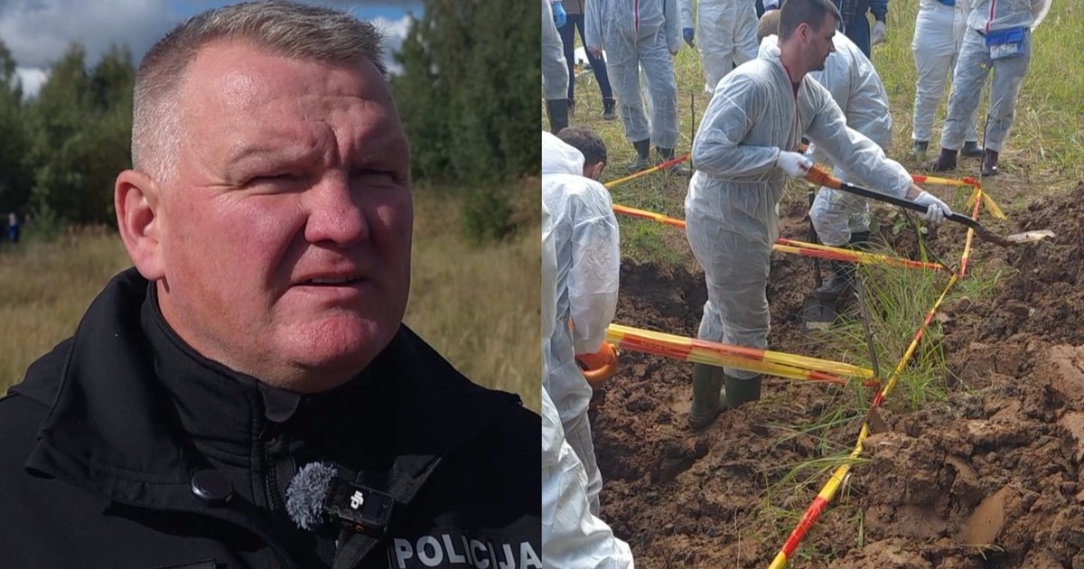 „Smarvės bus, ras visko“: netoli Šiaulių pareigūnai mokosi tirti masines kapavietes