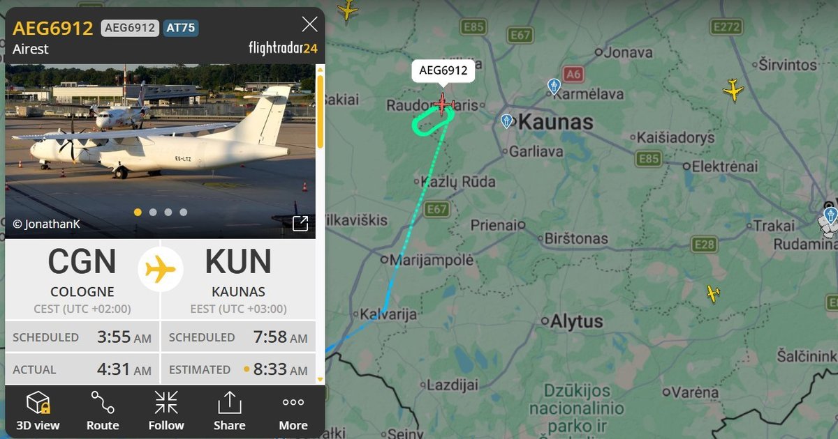 Numušus droną – virš Kauno paslaptingus ratus suko orlaivis: pasakė, kas nutiko
